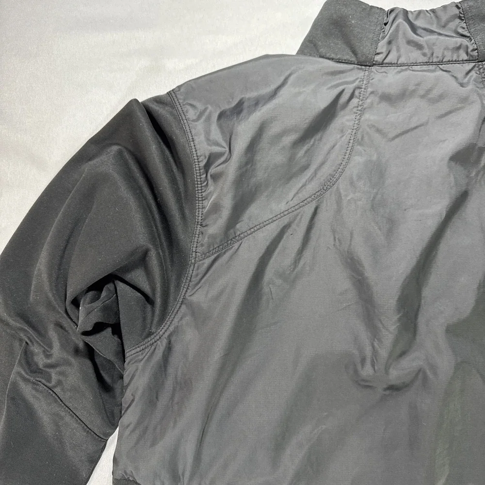 The North Face Cinder Jacket Mens Medium Black Hybrid Full Zip Fleece Technical